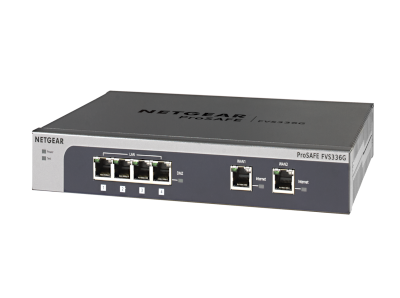 Netgear ProSAFE dual WAN VPN firewall, 6 ports